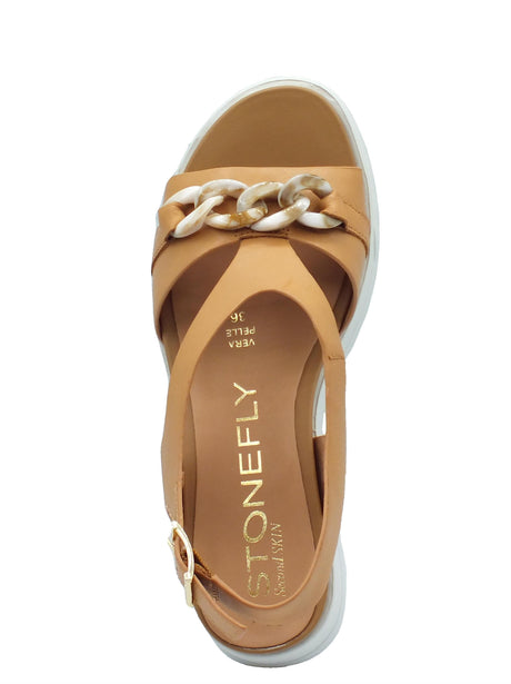 Stonefly Stonefly 220903 Parky Lt Brown Sandali per Donna in pelle Brown