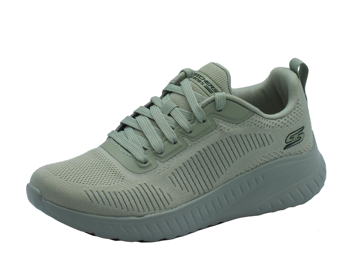 Skechers Skechers Bobs Sport 117209 Face Off Sage Scarpe Sportive per Donna in tessuto verde verde