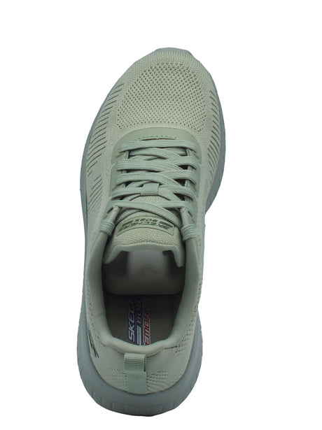 Skechers Skechers Bobs Sport 117209 Face Off Sage Scarpe Sportive per Donna in tessuto verde verde