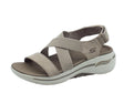 Skechers Skechers Go Walk Arch Fit 140257 Treasured Taupe Sandali per Donna tessuto chiusura a strappo Taupe