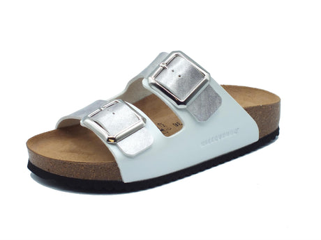 Valleverde Valleverde VG1571QN Ghiaccio Sandali con zeppa bassa per Donna Ghiaccio