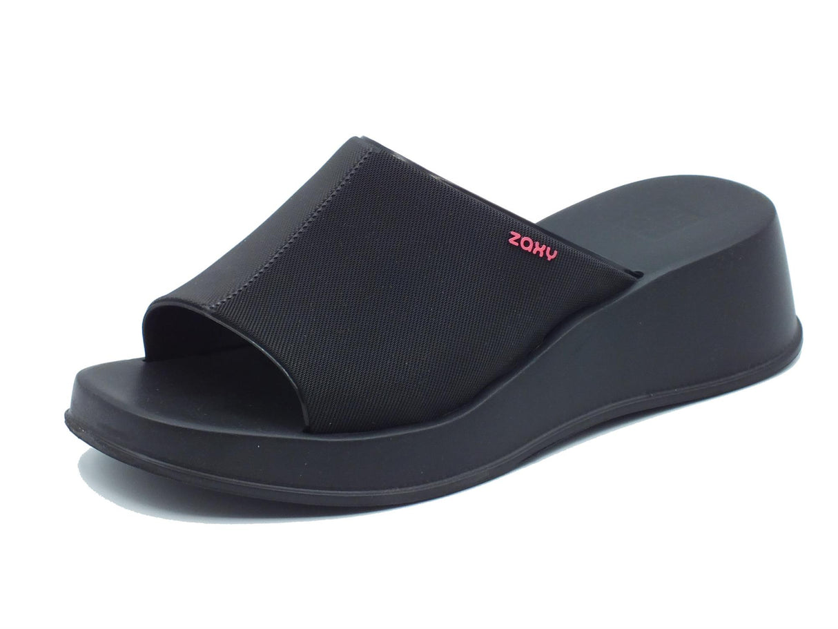 Zaxy Zaxy Grendene 18630 Essencial Tam Black Sandali per Donna in gomma con zeppa alta Black