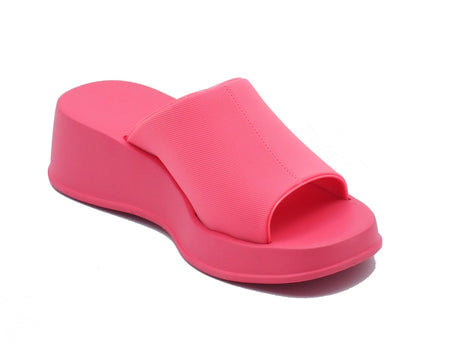 Zaxy Zaxy Grendene 18630 Essencial Tam Pink Sandali per Donna in gomma con zeppa alta Pink