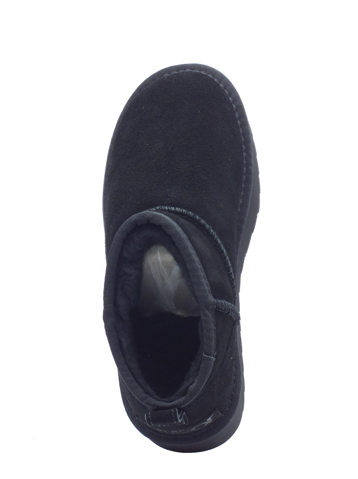 Colors of California Colors of California HC.YWPLA01 Black mammuttini per Donna in nabuk con pile zeppa alta Black