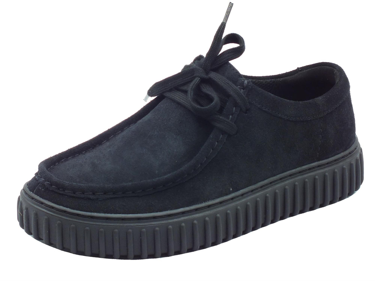 Clarks Clarks Torhill Lo Black Suede Scarponcini per Donna in nabuk nero Black Suede