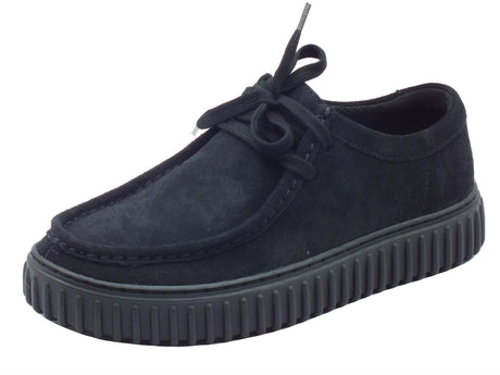 Clarks Clarks Torhill Lo Black Suede Scarponcini per Donna in nabuk nero Black Suede