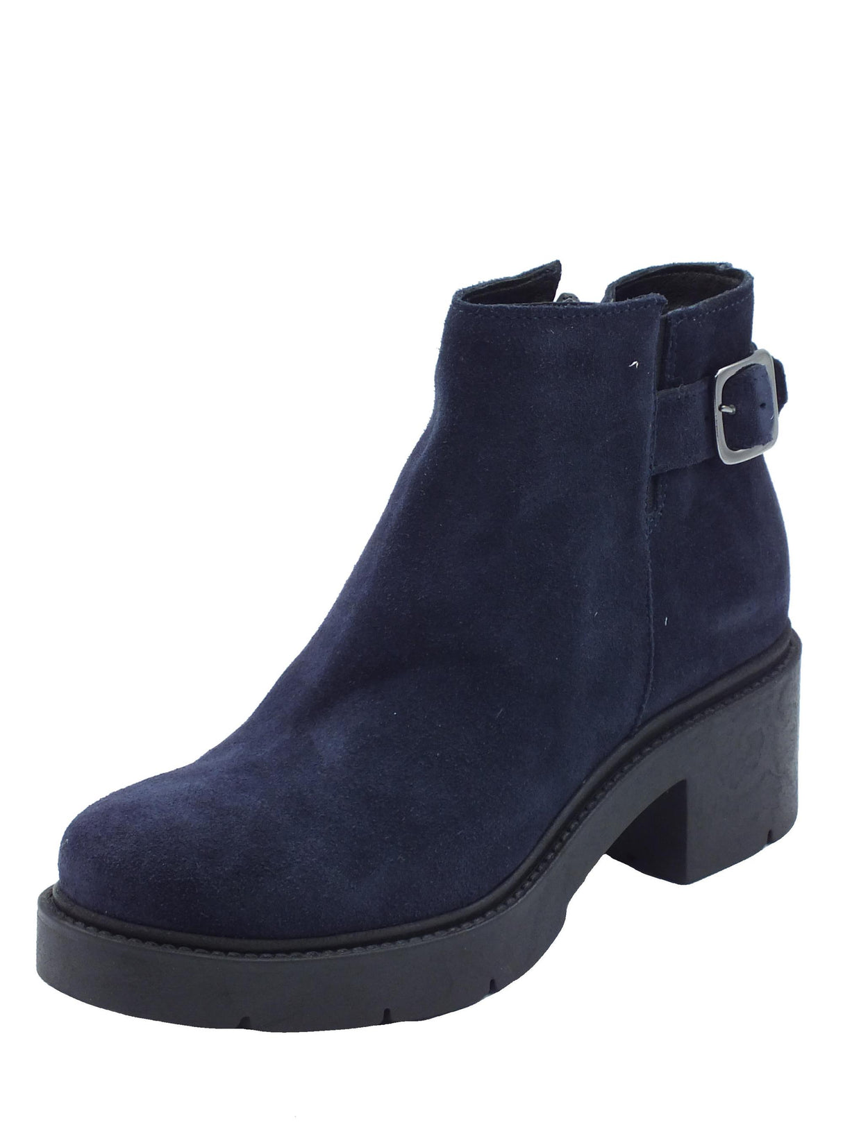 Cinzia Soft Cinzia Soft PQ4623275 Navy Tronchetti con tacco per Donna in nabuk con lampo Navy