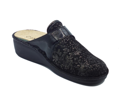 Cinzia Soft Cinzia Soft IM24280Z Nero Ciabatte per Donna in pelle con regolazione a strappo Nero