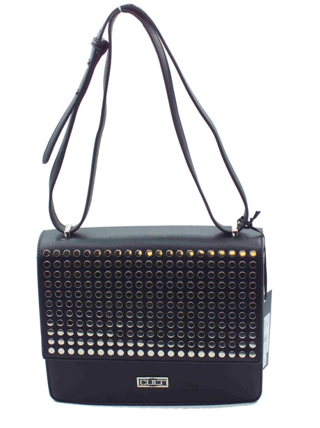 CULT CULT Courtney X02.003 Nero Tracollina rigida con pattina per Donna in ecopelle con bulloni Nero