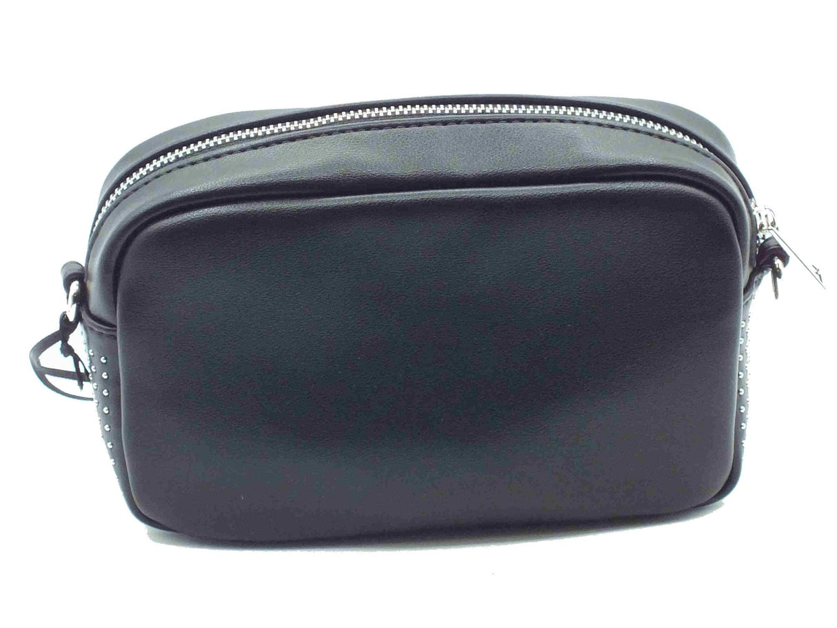 CULT CULT Janis X07.002 Nero Tracollina mini morbida per Donna in ecopelle con bulloncini Nero