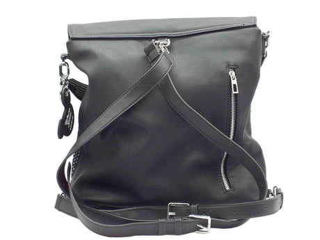 Desigual Desigual 24WAKP21 Back Mickey Black Monospalla Zainetto per Donna in ecopelle Black