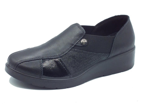 ENVAL Soft ENVAL Soft Mocassini Donna 6762200 Nappa Scam Nero pelle nero Nero