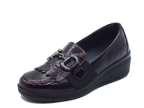 ENVAL Soft ENVAL Soft 6763211 Naplak Bordò Mocassini Comfort per Donna in vernice Bordò
