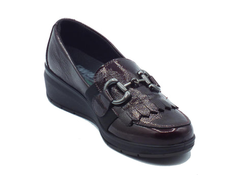 ENVAL Soft ENVAL Soft 6763211 Naplak Bordò Mocassini Comfort per Donna in vernice Bordò