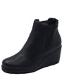 ENVAL Soft ENVAL Soft 6769500 Nappa Soft Nero Tronchetti per Donna in pelle con lampo e zeppa alta Nero