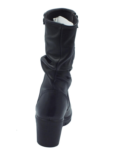 ENVAL Soft ENVAL Soft 6769600 Nappa Soft Nero Tronchetti per Donna in pelle con lampo Nero