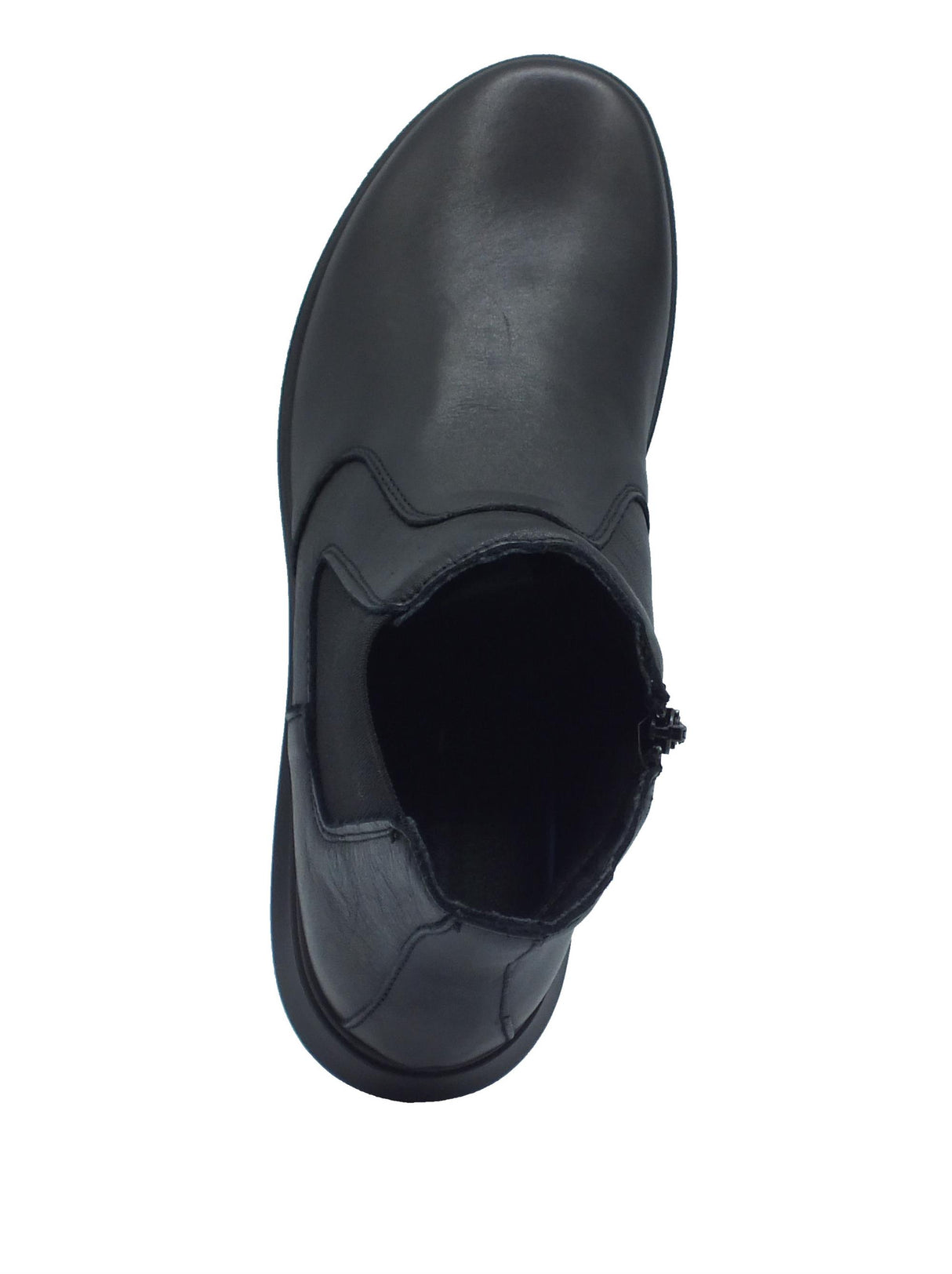 ENVAL Soft ENVAL Soft 6773500 Nappa Soft Nero Tronchetti per Donna in pelle con lampo e zeppa bassa Nero