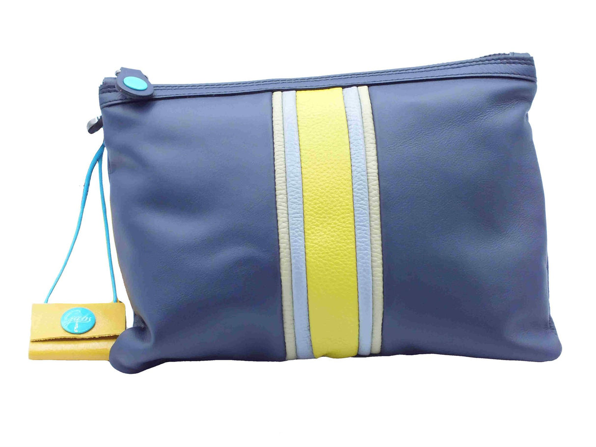 Gabs Gabs G000040T2 Beyonce Vitello Black Tg M Tracollina per Donna in pelle nero e verde con lampo Black