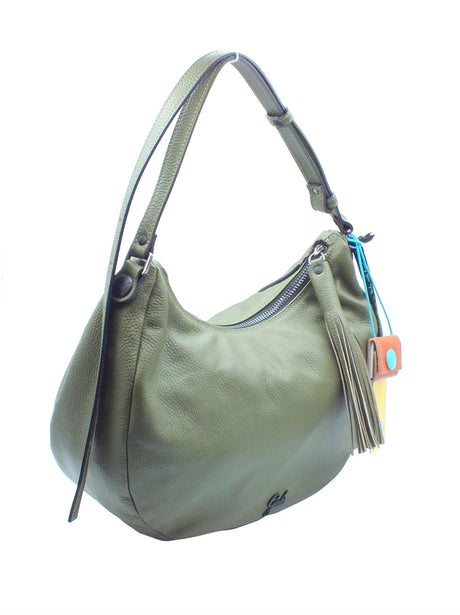 Gabs Gabs G01560T3 Maite Bull Verde TgL Borsa Shopping per Donna in pelle con lampo Verde