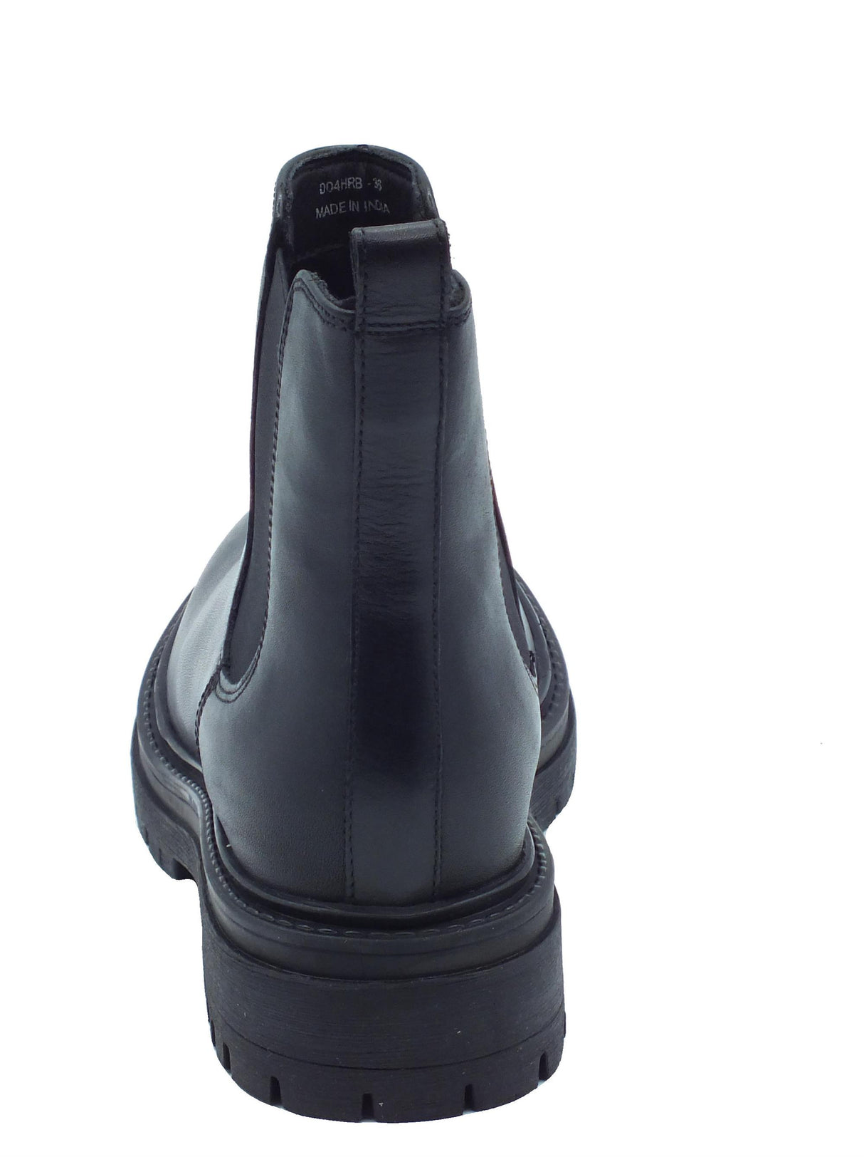 Geox Geox D04HRB Iridea Black Scarponcini beatles per donna in pelle e tessuto nero Black