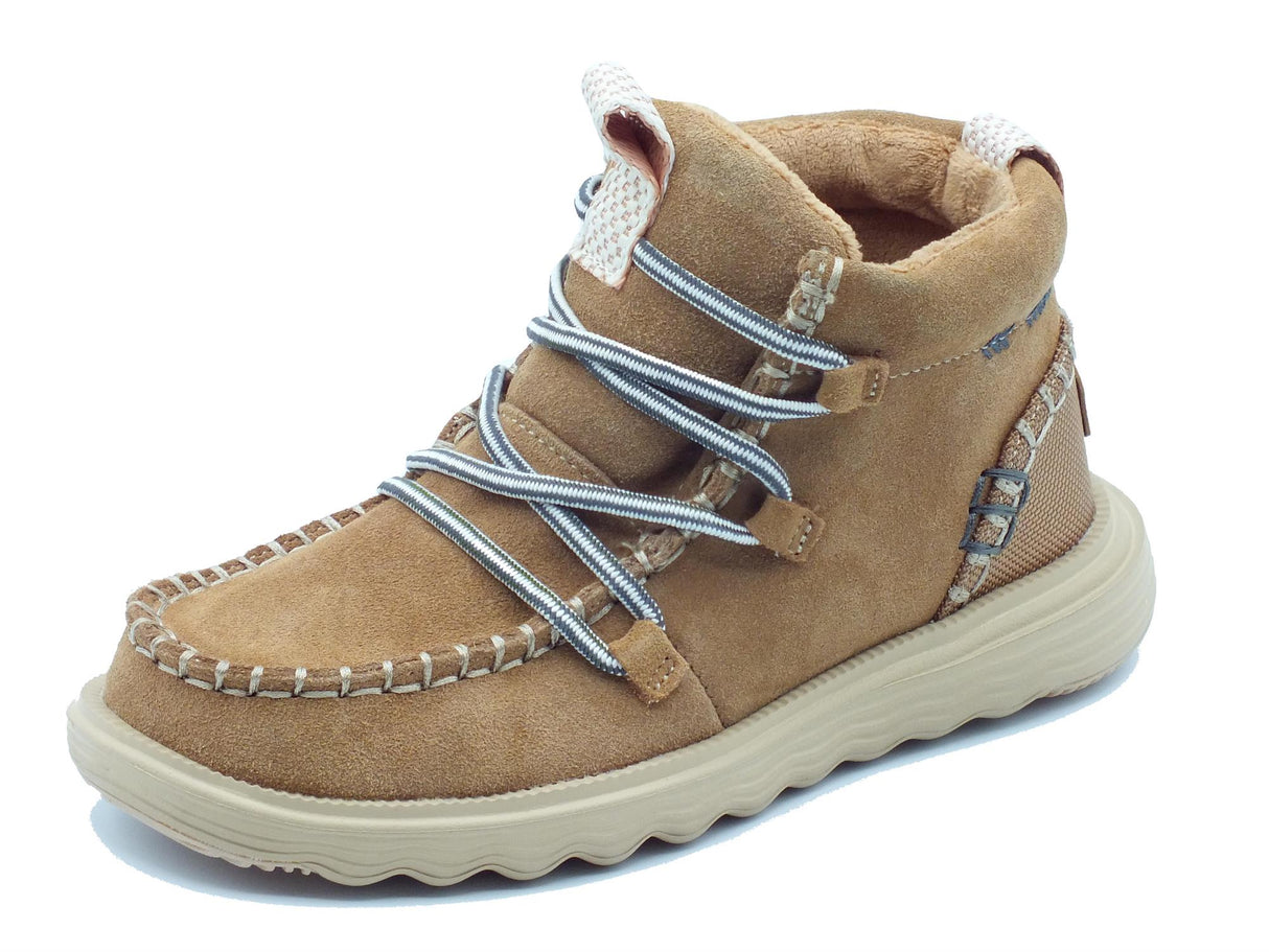 Hey Dude HeyDude 42012 Reyes Suede Tan Scarponcini per donna in camoscio tanganica Tan