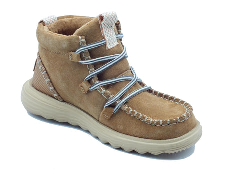Hey Dude HeyDude 42012 Reyes Suede Tan Scarponcini per donna in camoscio tanganica Tan