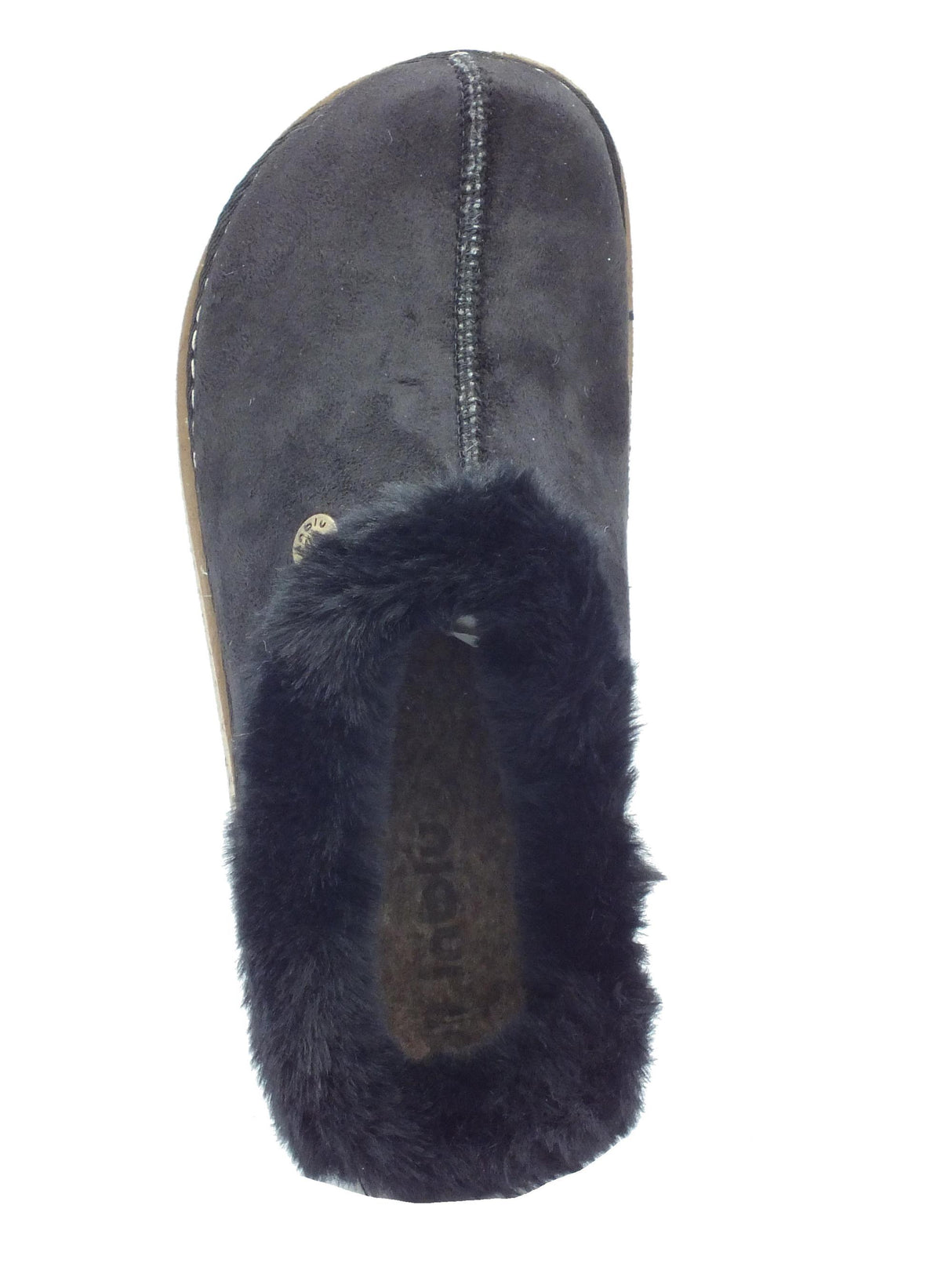 InBlu InBlu ED000020 Nero Pantofole per Donna in tessuto e pellicciotto Nero