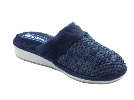 InBlu InBlu LB000098 Blu Pantofole per Donna in ecopellicciotto Blu