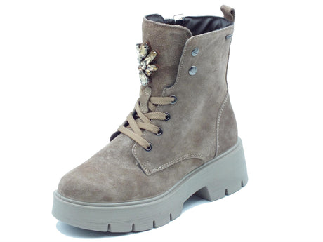 Igi&Co Igi&Co 6665511 Scam Superiore Fango Scarponcini per Donna in nabuk Fango