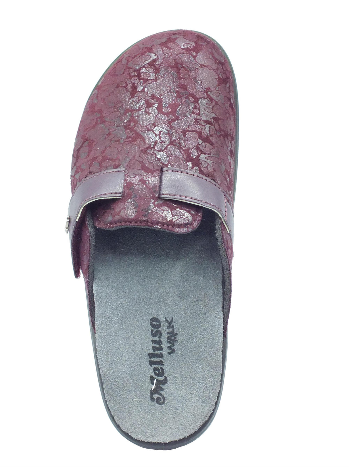 Melluso Melluso Q61083 Bordò Pantofole per Donna in econabuk con sottopiede estraibile scamosciato Bordò