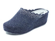 Melluso Melluso Q61088 Blu Pantofole per Donna in lana cotta sottopiede in memory Blu
