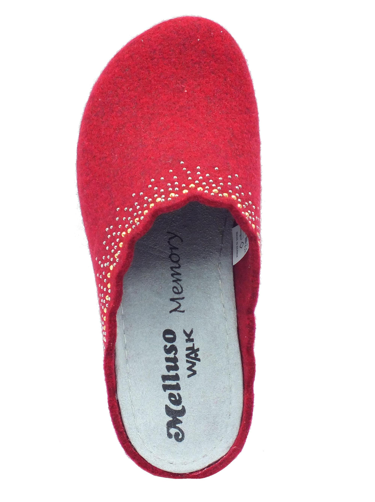 Melluso Melluso Q61088 Cipria Pantofole per Donna in lana cotta cipria sottopiede in memory Cipria