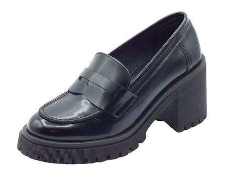 Nacrèe Nacrèe 6007004 Boston Nero Mocassini classici per Donna tacco alto Nero