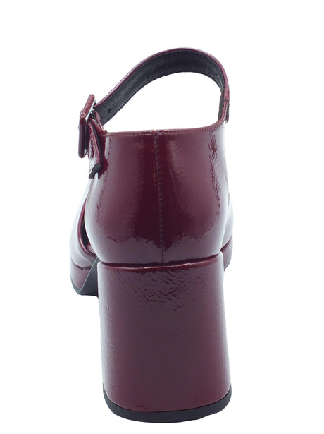 Nacrèe Nacrèe 2559003 Napl Bordò Decoltè con cinturino per Donna in vernice tacco alto Bordò