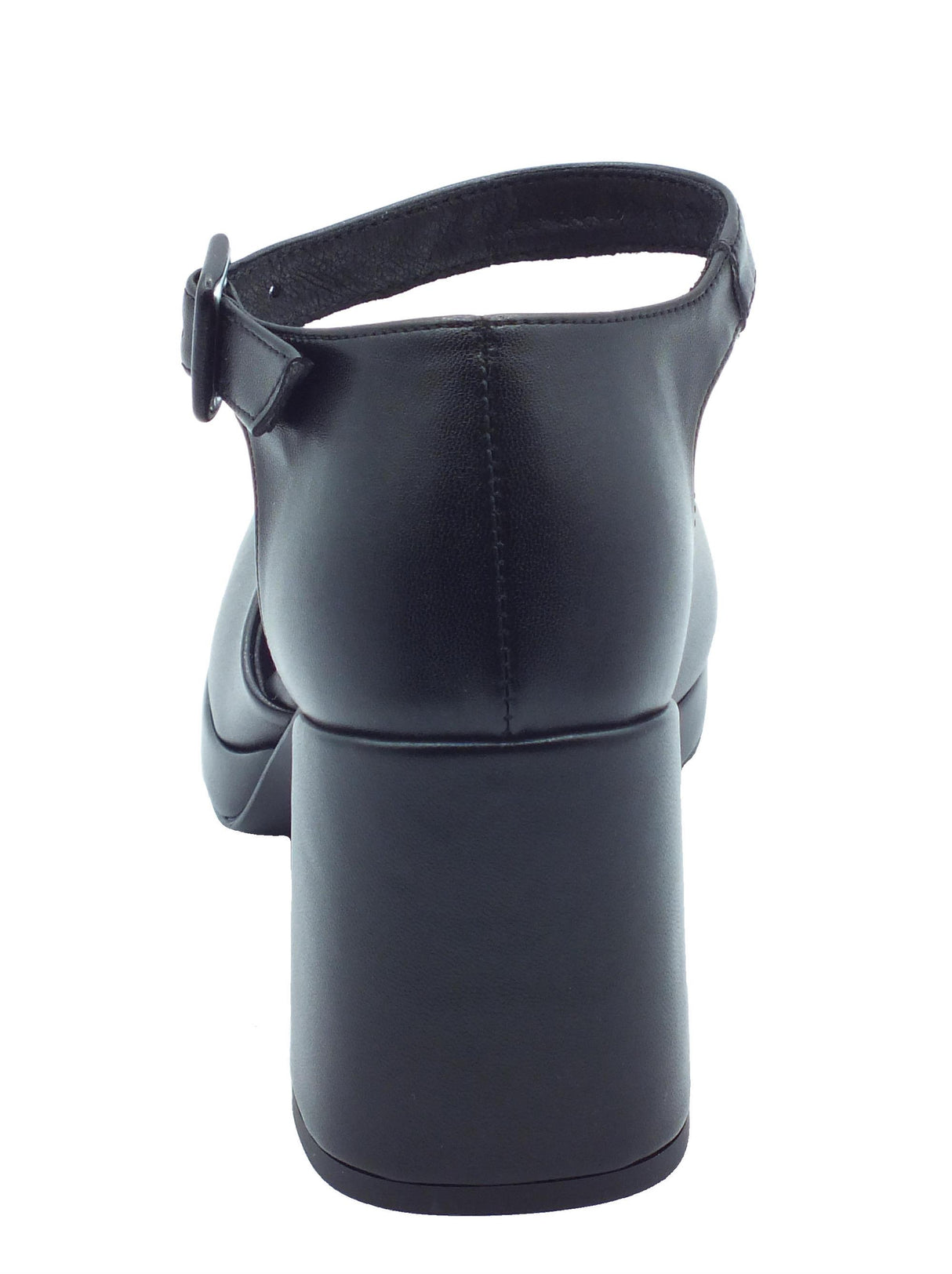 Nacrèe Nacrèe 2559003 Cap Nero Decoltè con cinturino per Donna in ecopelle tacco alto Nero