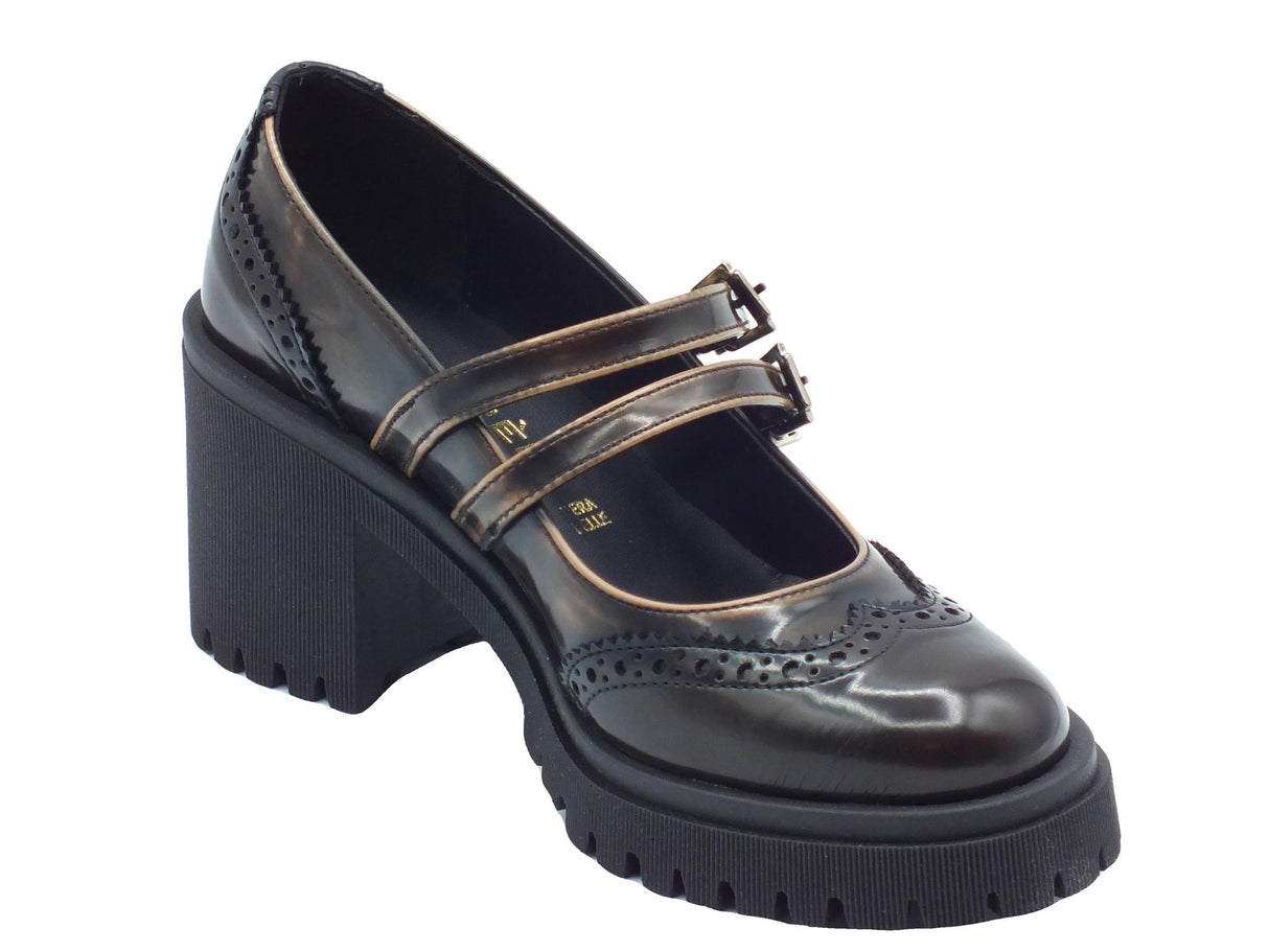 Nacrèe Nacrèe 6007005 Brush Taupe Mocassini eleganti per Donna tacco alto Taupe