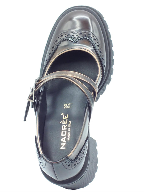 Nacrèe Nacrèe 6007005 Brush Taupe Mocassini eleganti per Donna tacco alto Taupe