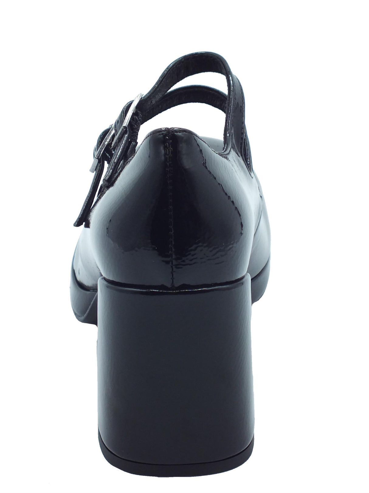 Nacrèe Nacrèe 2559002 Napl Nero Decoltè con cinturino per Donna in vernice con tacco alto Nero