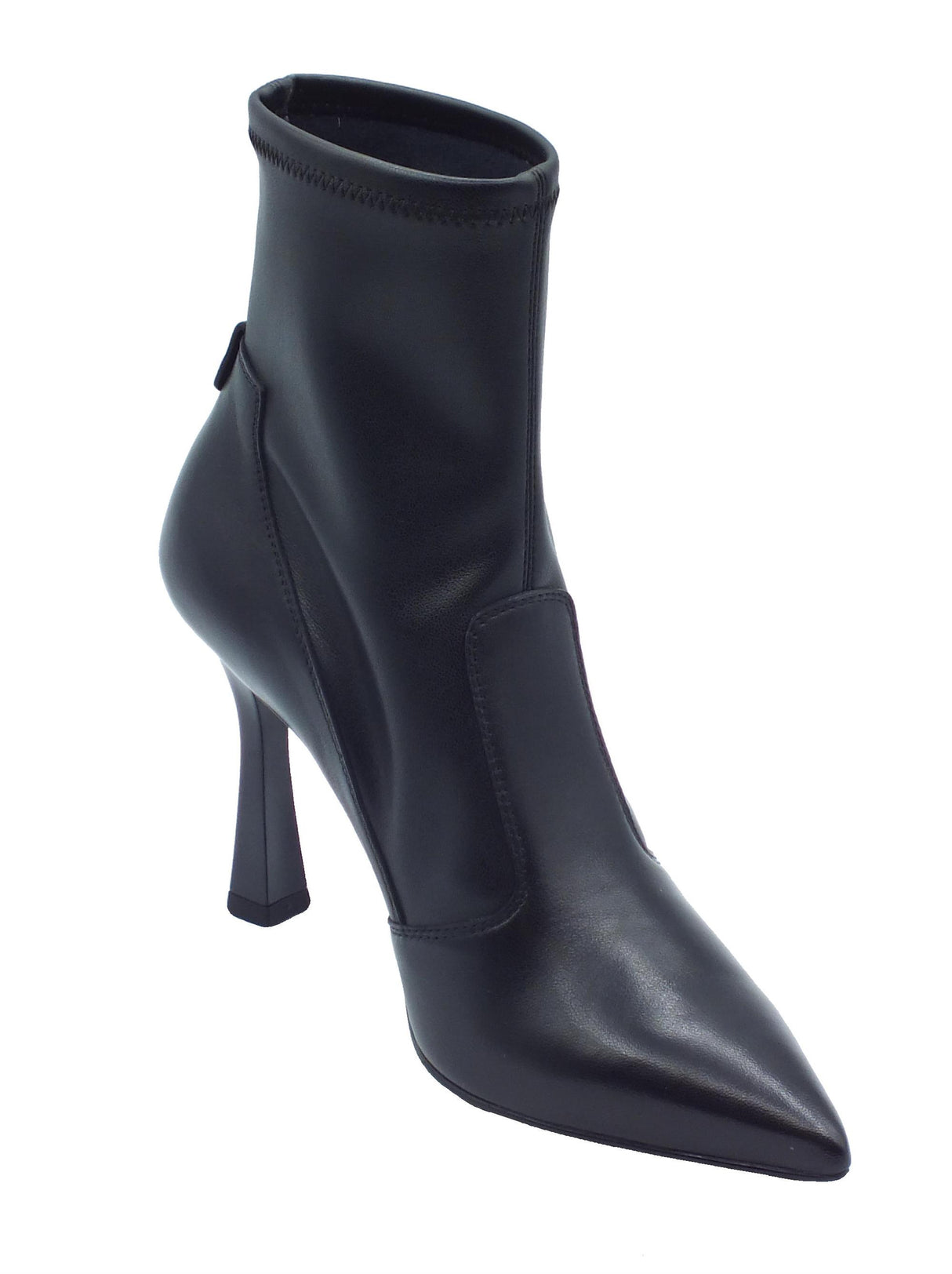 Nero Giardini NeroGiardini I410842D Nappa Pand. Nero Tronchetti eleganti per Donna in pelle con tacco a spillo Nero