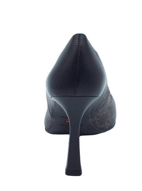 Nero Giardini NeroGiardini I410852D Giove Nero Decoltè elegante per Donna in pelle con tacco alto Nero