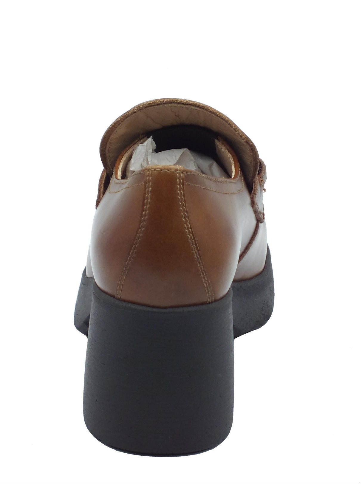 Nero Giardini NeroGiardini I411290D Manolete Col Cuoio Mocassini Classici per Donna in pelle tacco alto Cuoio