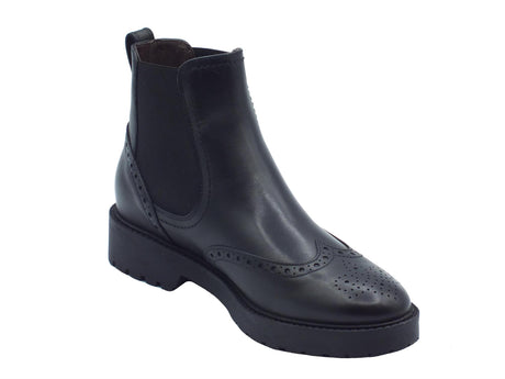 Nero Giardini NeroGiardini I411452D Guanto Nero Tronchetti beatles per Donna in pelle Nero