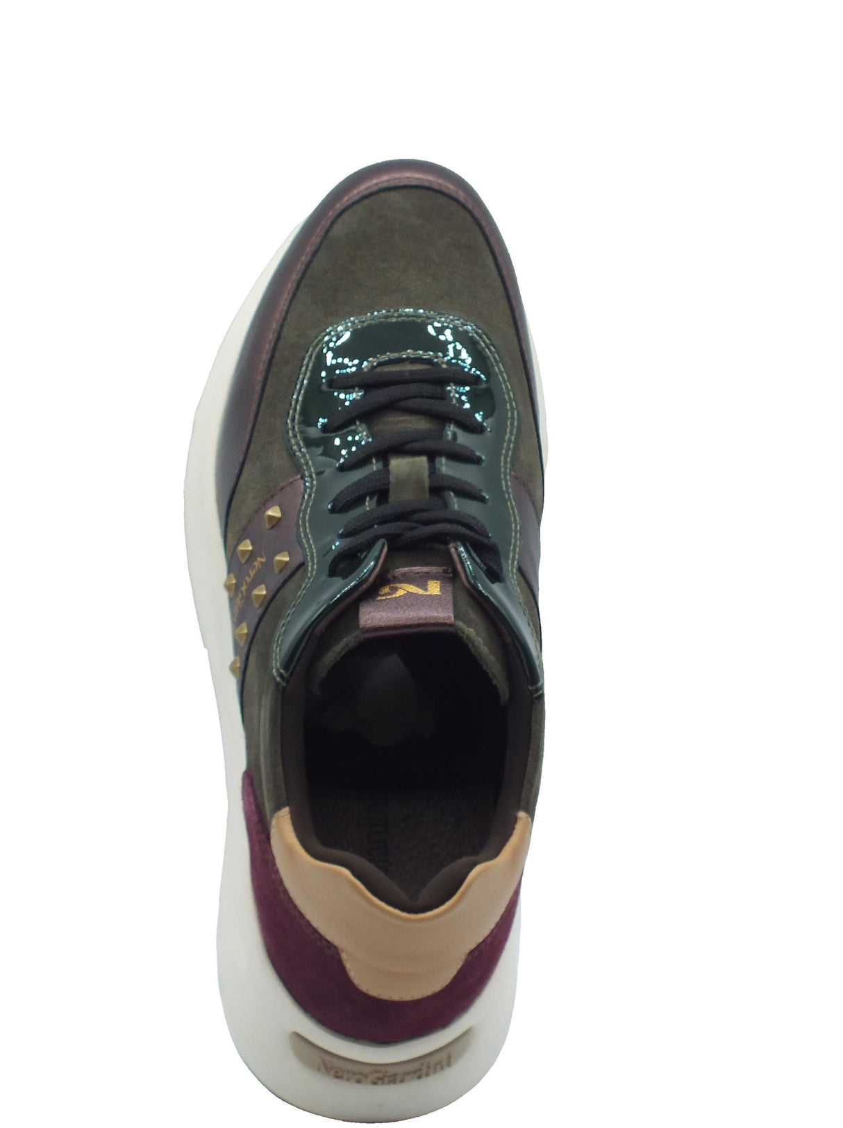 Nero Giardini NeroGiardini I411525D Etoile Bordo Bosco Sneakers Donna pelle e nabuk zeppa media Bordo Bosco