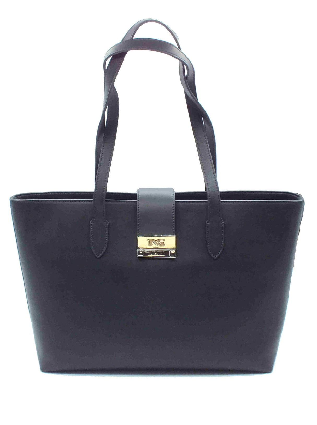 Nero Giardini NeroGiardini E443714D Reno Nero Borsa Shopping per Donna in pelle con lampo Nero