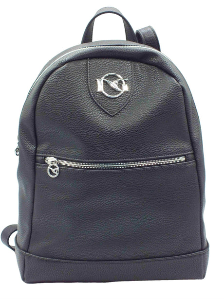 Nero Giardini NeroGiardini E443861D T. Gorgona Nero Zainetto per Donna in ecopelle con lampo Nero