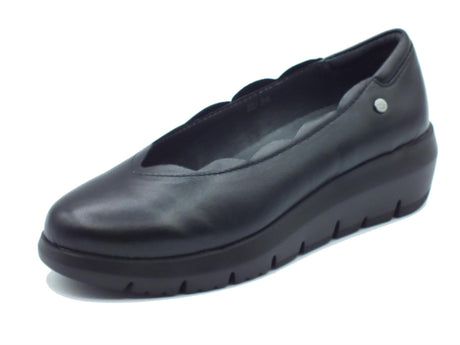 Stonefly Stonefly 221537 Plume Nappa Black Mocassini per Donna in pelle zeppa media Black