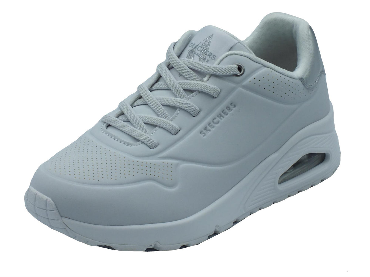 Skechers Skechers Street 155196 Uno Shimmer Away White Scarpe Sportive per Donna in sintetico White