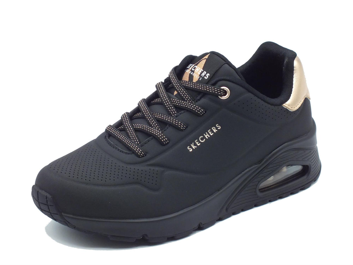 Skechers Skechers Street 155196 Uno Shimmer Away Black Scarpe Sportive per Donna in sintetico Black