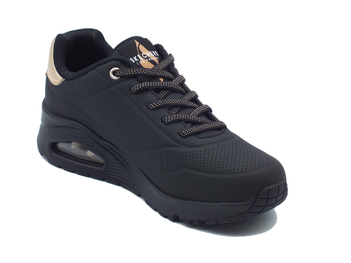 Skechers Skechers Street 155196 Uno Shimmer Away Black Scarpe Sportive per Donna in sintetico Black