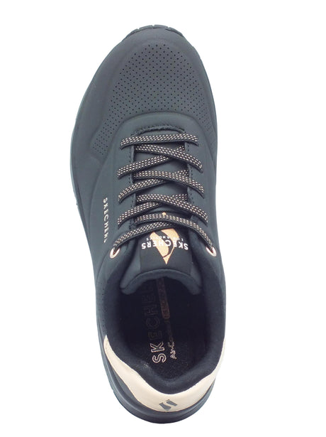 Skechers Skechers Street 155196 Uno Shimmer Away Black Scarpe Sportive per Donna in sintetico Black